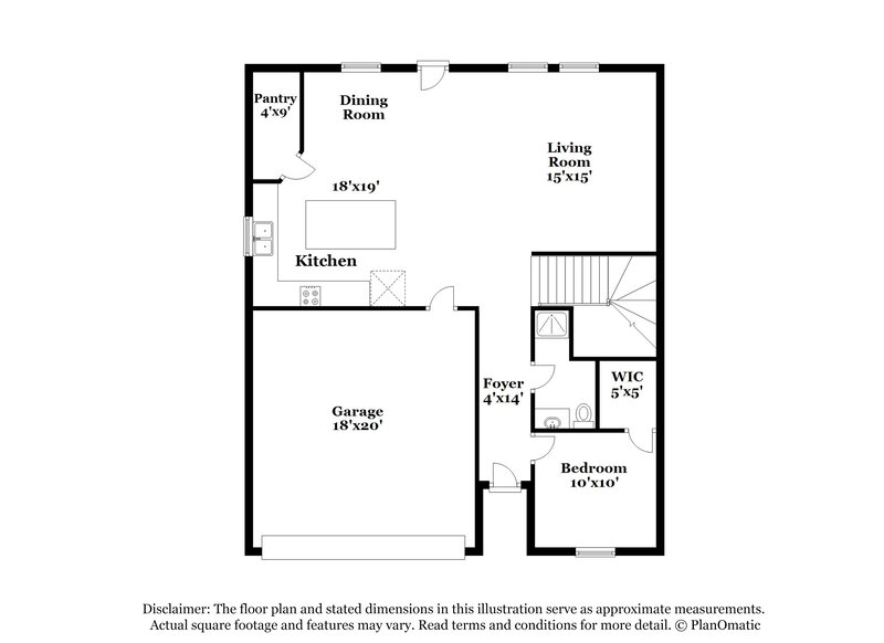 2,055/Mo, 6611 Port Elizabeth Converse, TX 78109 Floorplan View