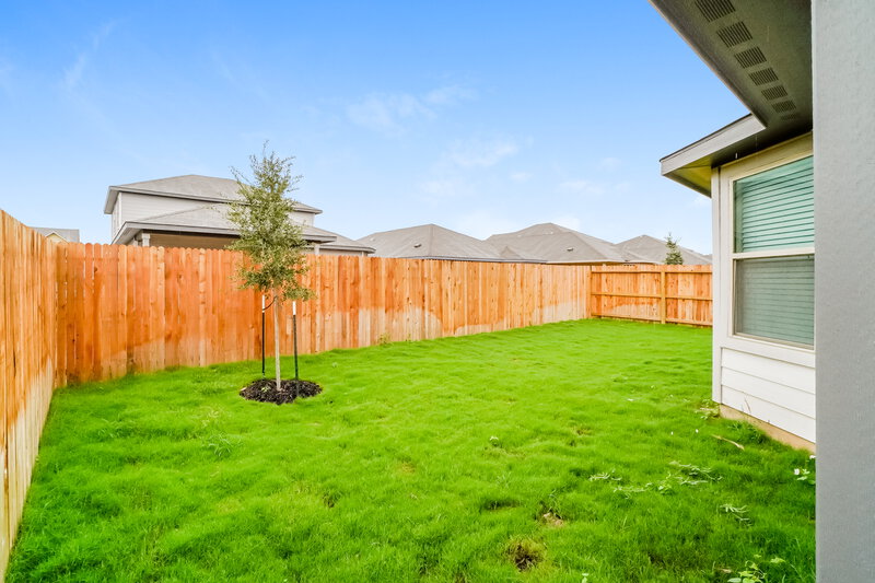 2,255/Mo, 1244 Ella Xing New Braunfels, TX 78130 Backyard View