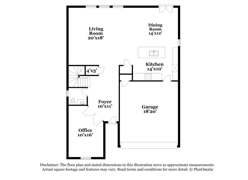 1,945/Mo, 5203 Mustang Cv San Antonio, TX 78244 Floor Plan View