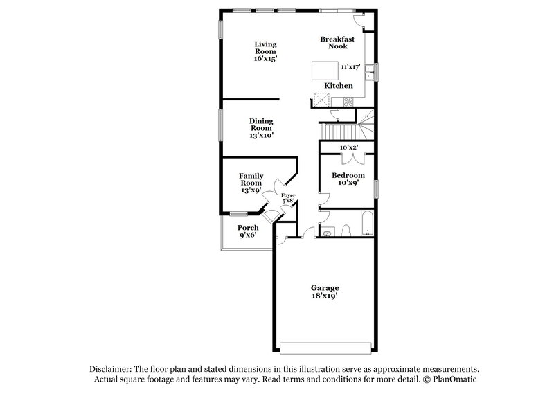 1,770/Mo, 4423 Wrangler Vw San Antonio, TX 78223 Floor Plan View