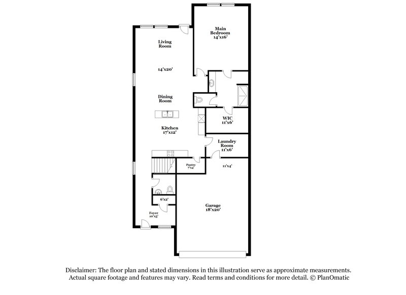 1,930/Mo, 4241 Fort Palmer Blvd Saint Hedwig, TX 78152 Floorplan View