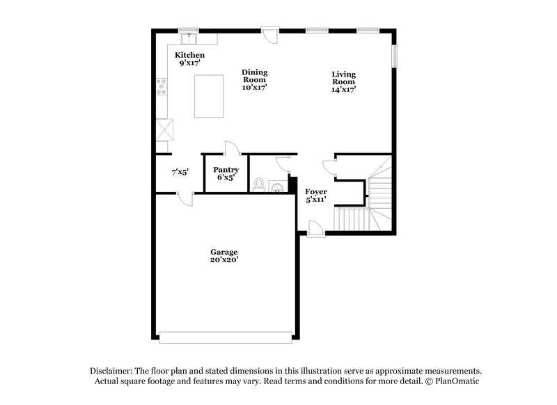 1,950/Mo, 8230 Broussard San Antonio, TX 78253 Floor Plan View