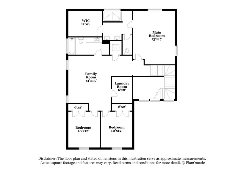 1,950/Mo, 8230 Broussard San Antonio, TX 78253 Floor Plan View 2