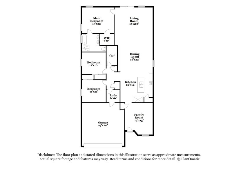 1,900/Mo, 5729 Maxfli Dr Schertz, TX 78108 Floor Plan View