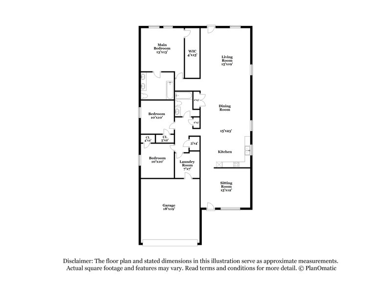 1,775/Mo, 2531 Night Star San Antonio, TX 78245 Floor Plan View