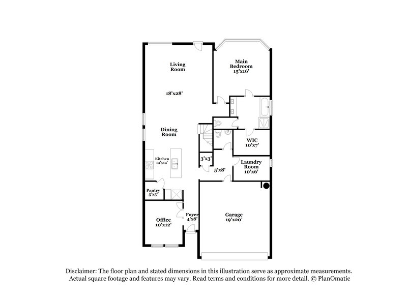 2,200/Mo, 1248 Ella Xing New Braunfels, TX 78130 Floor Plan View