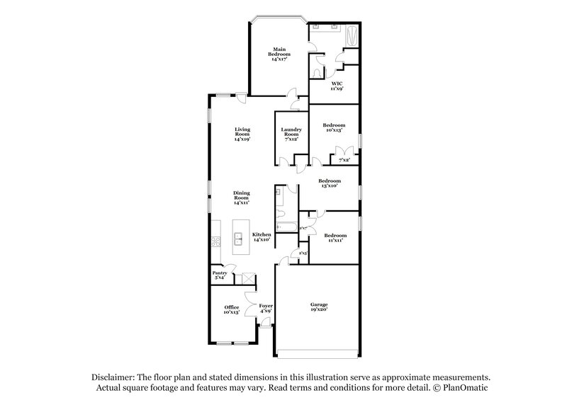 2,140/Mo, 1260 Ella Xing New Braunfels, TX 78130 Floorplan View