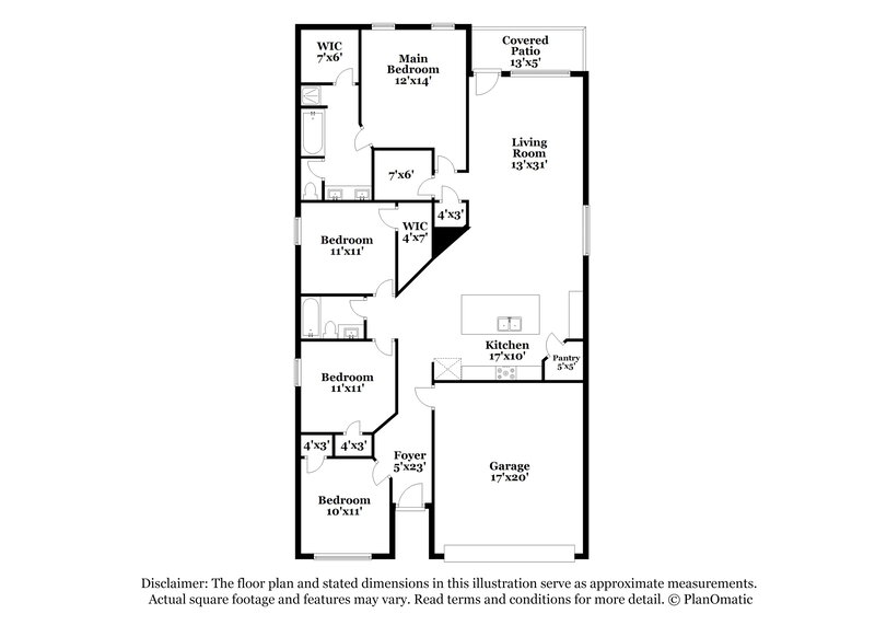 1,890/Mo, 2677 McCrae New Braunfels, TX 78130 Floor Plan View