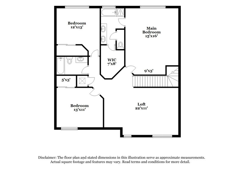 1,685/Mo, 11603 Poppy Sands San Antonio, TX 78245 Floor Plan View 2