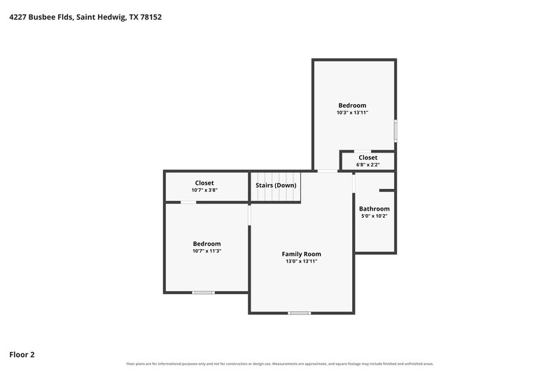 1,535/Mo, 4227 Busbee Flds Saint Hedwig, TX 78152 Floor Plan View