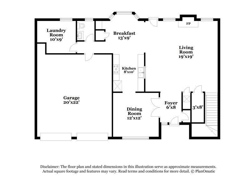 1,900/Mo, 8238 Meadow Post St San Antonio, TX 78251 Floor Plan View 2