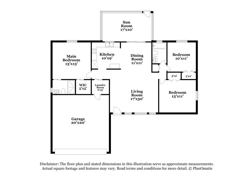 3,000/Mo, 402 SE 18th St Cape Coral, FL 33990 Floor Plan View