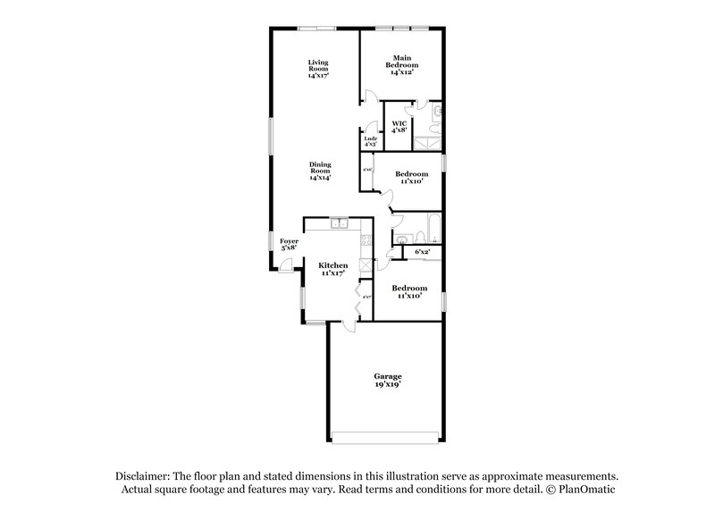 2,065/Mo, 9781 50th Street Cir E Parrish, FL 34219 Floor Plan View
