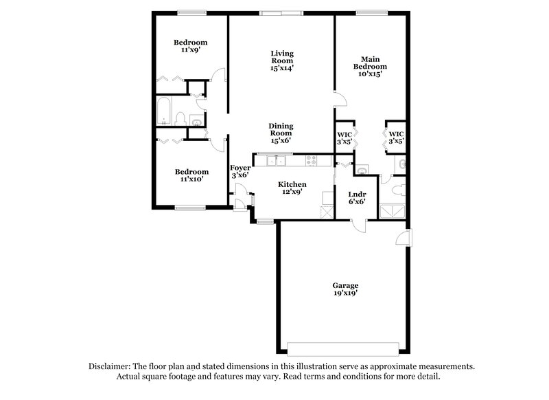 2,050/Mo, 440 Wisteria Rd Venice, FL 34293 Floor Plan View