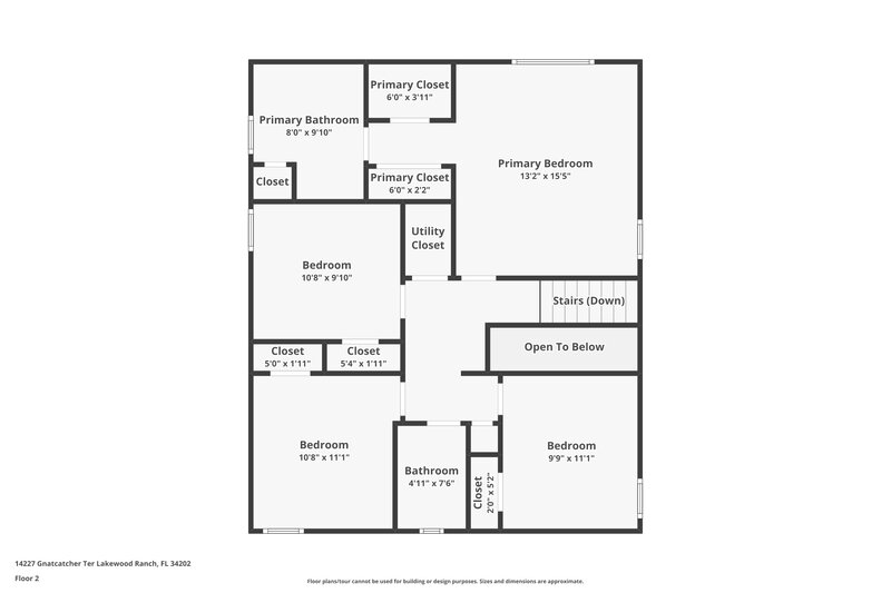 2,610/Mo, 14227 Gnatcatcher Ter Lakewood Ranch, FL 34202 Floor Plan View 2