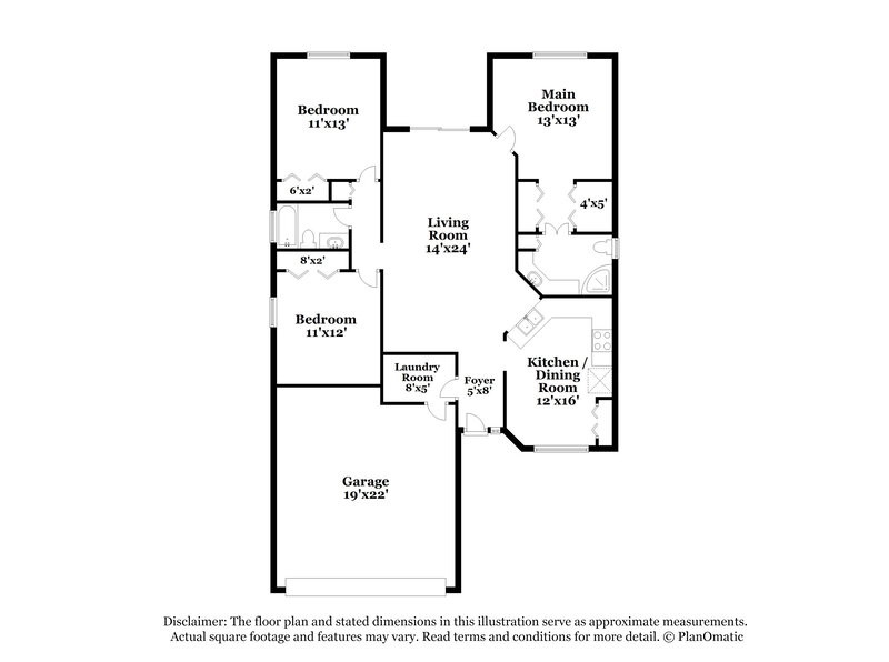 2,470/Mo, 1487 Millbrook Cir Bradenton, FL 34212 Floor Plan View