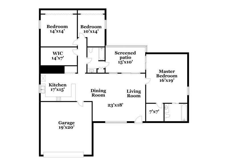 2,285/Mo, 2120 Topsy Ter North Port, FL 34286 Floor Plan View