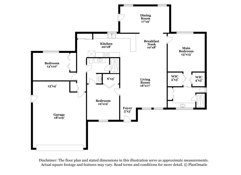 2,180/Mo, 5905 Humkey St North Port, FL 34291 Floor Plan View