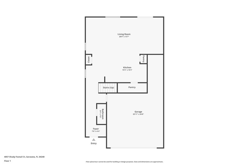 3,260/Mo, 4057 Shady Foxtail Ct Sarasota, FL 34240 Floor Plan View 2