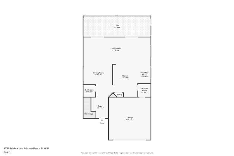 2,465/Mo, 15307 Skip Jack Loop Lakewood Ranch, FL 34202 Floor Plan View