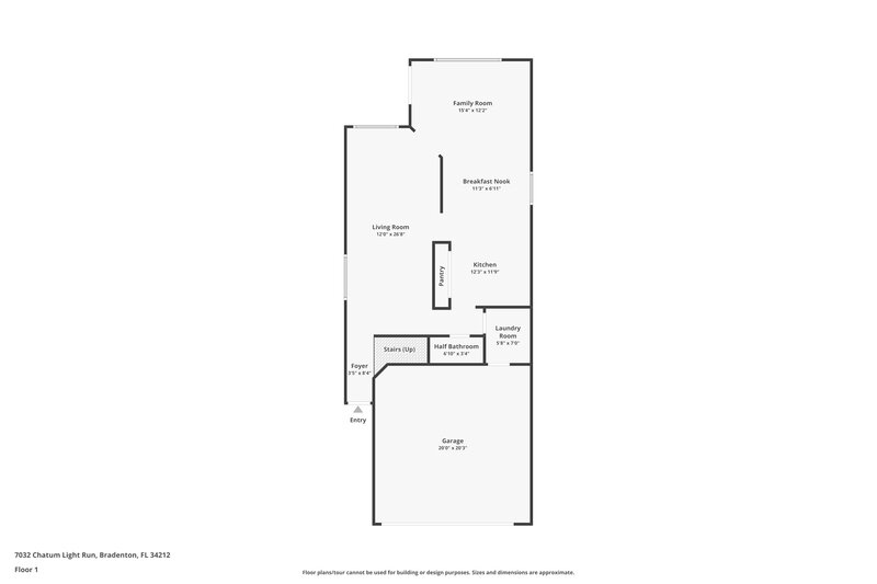 2,485/Mo, 7032 Chatum Light Run Bradenton, FL 34212 Floor Plan View