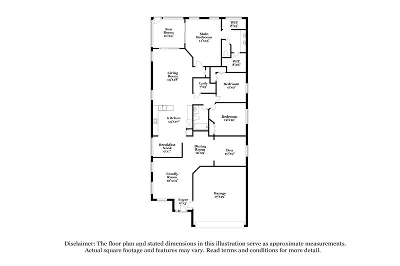 2,395/Mo, 12134 Winding Woods Way Lakewood Ranch, FL 34202 Floor Plan View