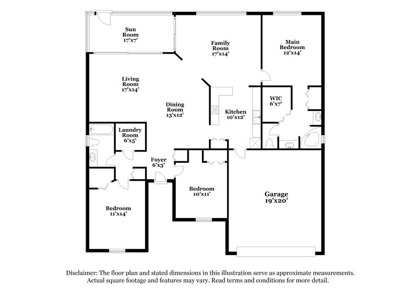 2,865/Mo, 6615 Oakbrooke Cir Bradenton, FL 34202 Floor Plan View