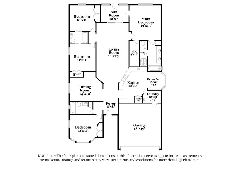 3,600/Mo, 4510 Ferrys Mill Pl Ellenton, FL 34222 Floor Plan View