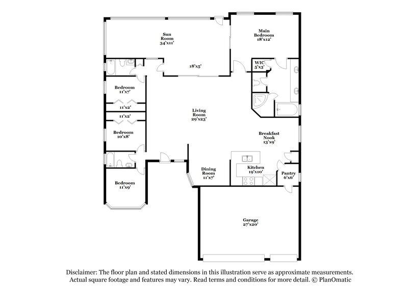 2,650/Mo, 12250 23rd St E Parrish, FL 34219 Floor Plan View