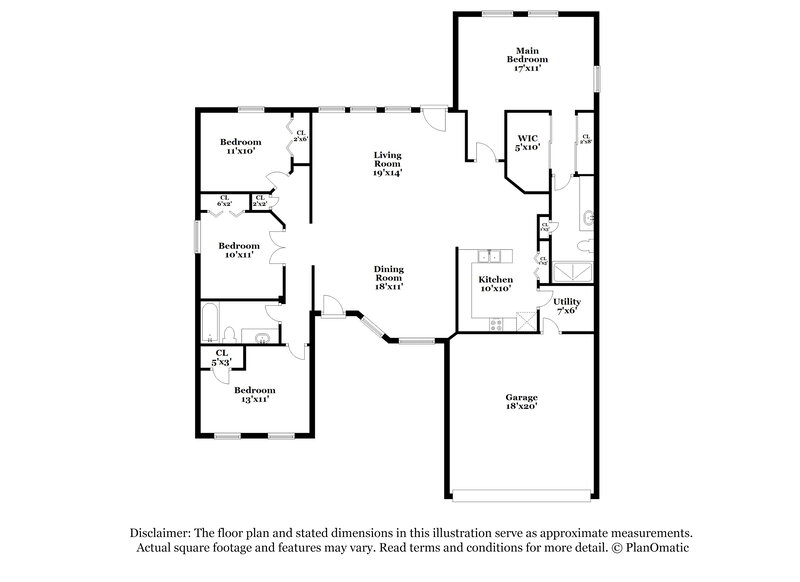 2,720/Mo, 4040 Kingsfield Dr Parrish, FL 34219 Floor Plan View