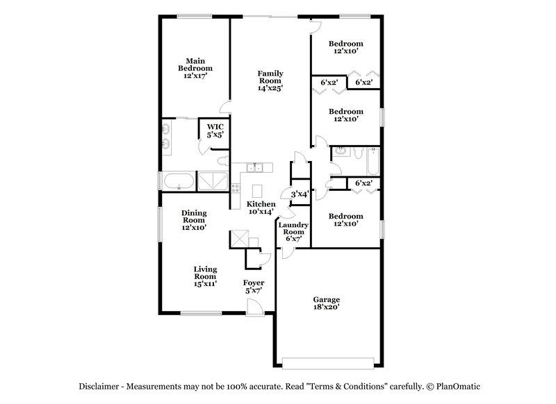 2,720/Mo, 9011 40th Ct E Parrish, FL 34219 Floor Plan View