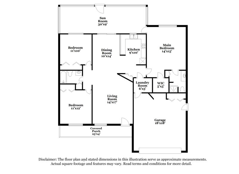 2,185/Mo, 2506 55th Ave E Bradenton, FL 34203 Floor Plan View