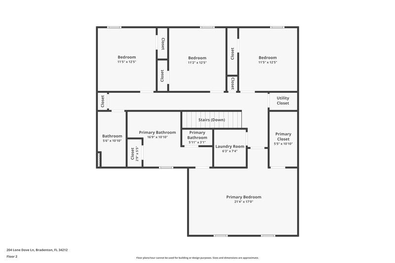 3,850/Mo, 204 Lone Dove Ln Bradenton, FL 34212 Floor Plan View 2