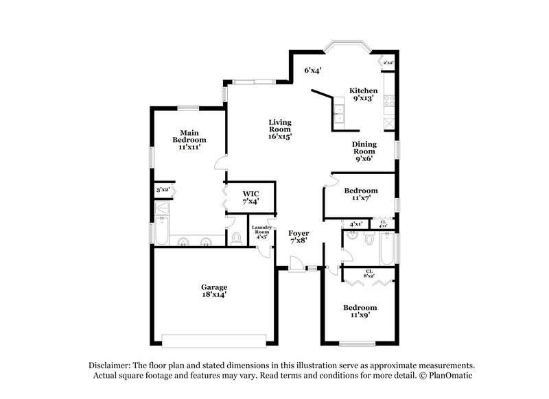 2,135/Mo, 4127 101st Ave E Parrish, FL 34219 Floor Plan View