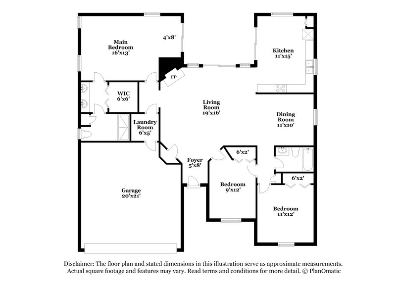 3,300/Mo, 606 49th St E Bradenton, FL 34208 Floor Plan View