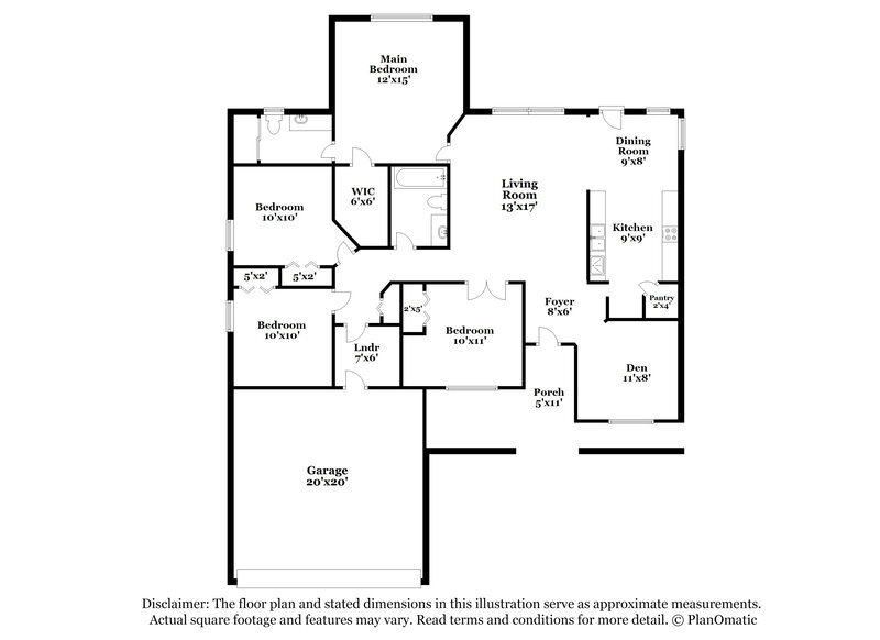 2,250/Mo, 11776 Shirburn Cir Parrish, FL 34219 Floor Plan View