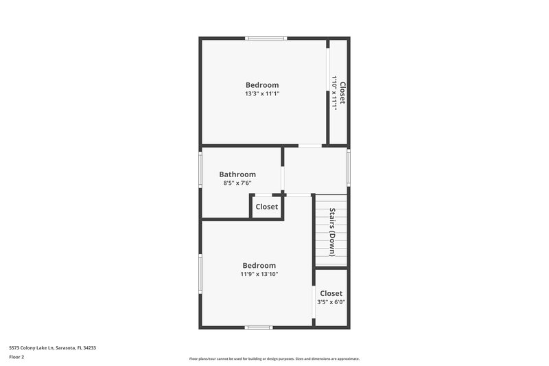 2,560/Mo, 5573 Colony Lake Ln Sarasota, FL 34233 Floor Plan View 2