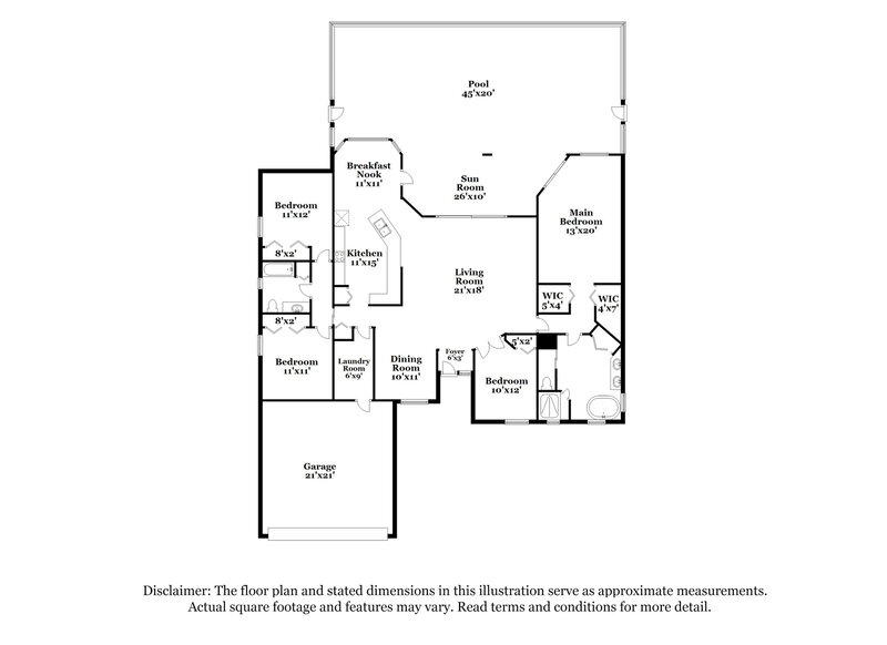 2,525/Mo, 12797 Vista Pine Cir Fort Myers, FL 33913 Floorplan View