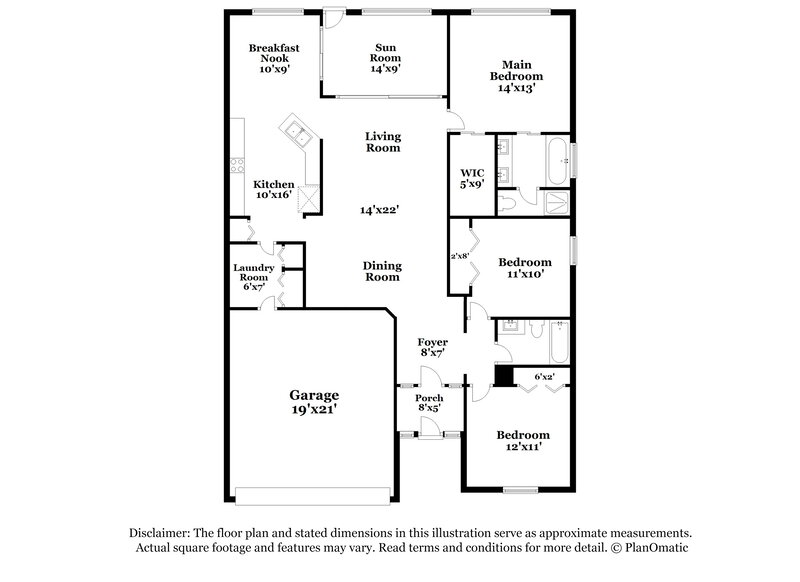 2,295/Mo, 13233 Hampton Park Ct Fort Myers, FL 33913 Floor Plan View