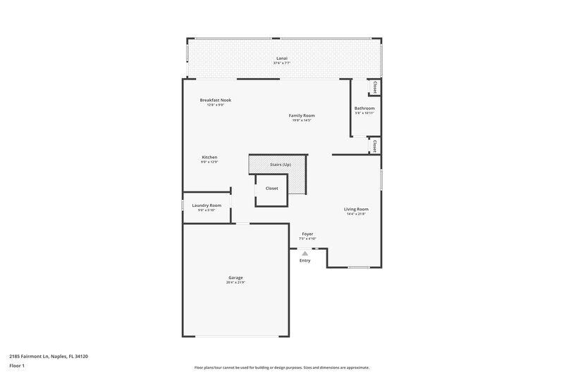 2,510/Mo, 2185 Fairmont Ln Naples, FL 34120 Floor Plan View