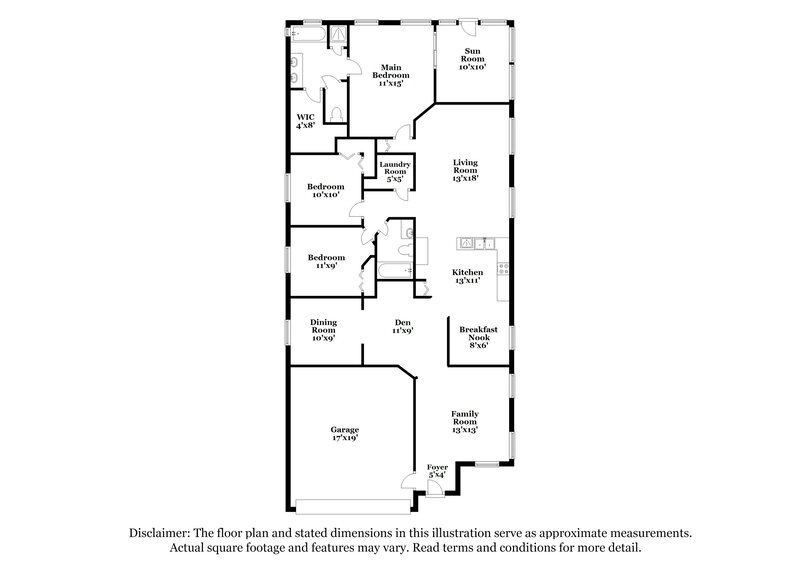 2,100/Mo, 11814 Acorn Woods Ter Lakewood Ranch, FL 34202 Floor Plan View