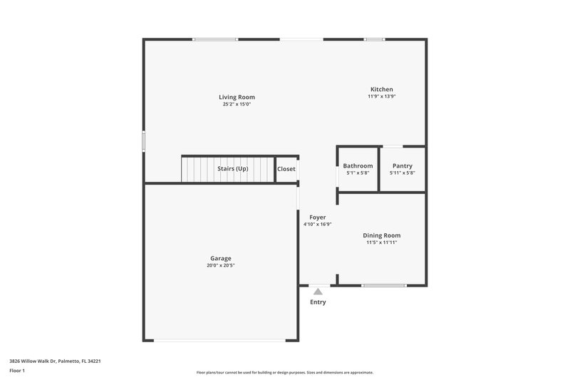 2,390/Mo, 3826 Willow Walk Dr Palmetto, FL 34221 Floor Plan View