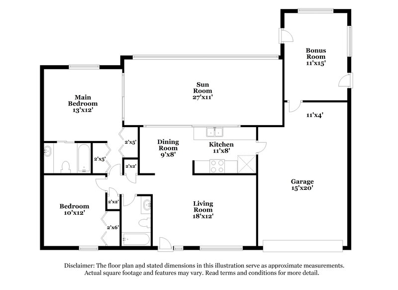 1,730/Mo, 8109 Coco Solo Ave North Port, FL 34287 Floor Plan View