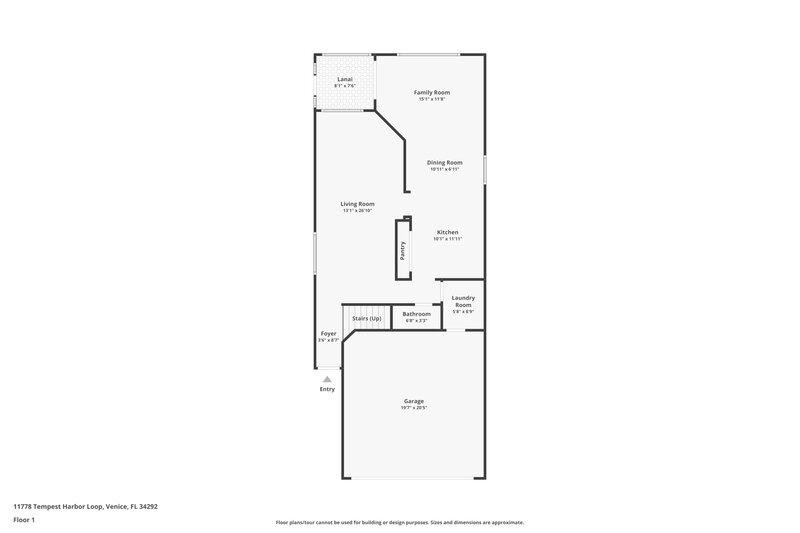 2,465/Mo, 11778 Tempest Harbor Loop Venice, FL 34292 Floorplan View