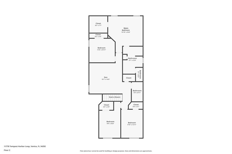 2,465/Mo, 11778 Tempest Harbor Loop Venice, FL 34292 Floorplan View 2