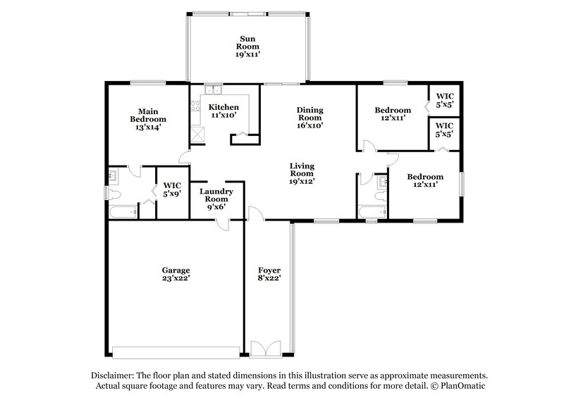 1,920/Mo, 142 SE 11th Ter Cape Coral, FL 33990 Floor Plan View