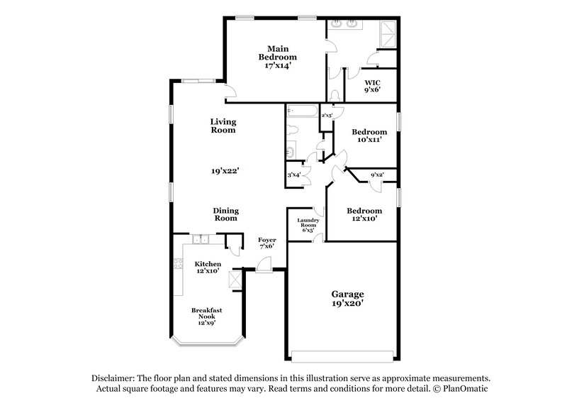 1,875/Mo, 203 NE 9th Ave Cape Coral, FL 33909 Floorplan View