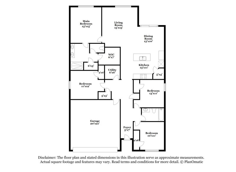 2,330/Mo, 4222 SW 13th Ave Cape Coral, FL 33914 Floor Plan View