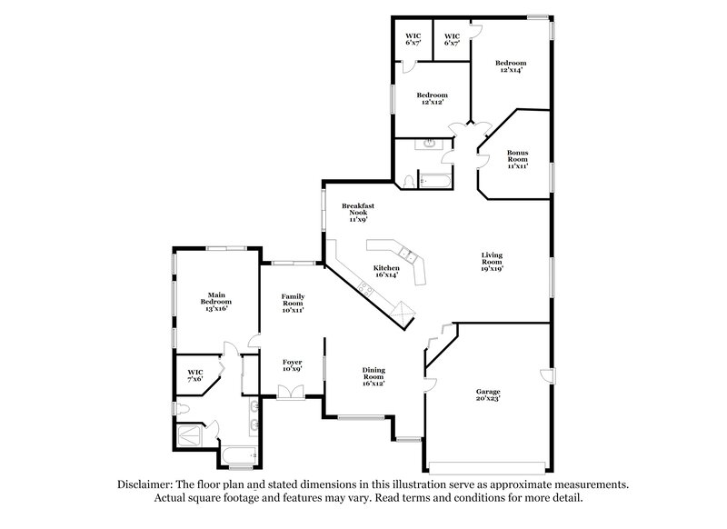 3,420/Mo, 433 SW 6th St Cape Coral, FL 33991 Floor Plan View