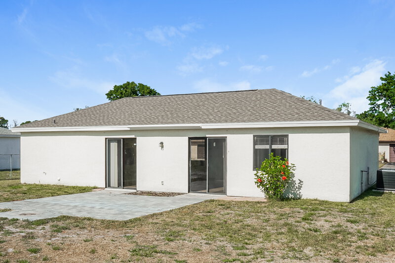 1,590/Mo, 7574 Mesa St North Port, FL 34287 Rear View 2